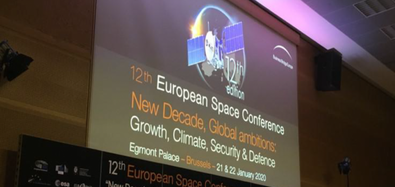 A DELEGATION OF MAYORS MEETING EUROPEAN SPACE DECISION MAKERS