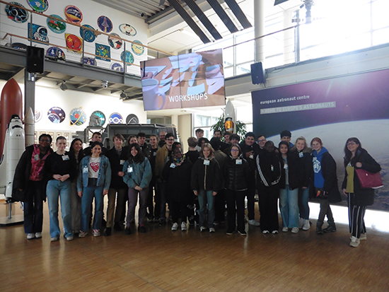 CVA Activities in Member Cities :  Secondary School Student from Liège visit the “European Astronaut Center” and DLR in Cologne – A testimony